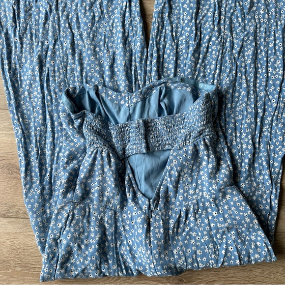 American Eagle Jumpsuit Romper Floral Strapless XS - Picture 8 of 11